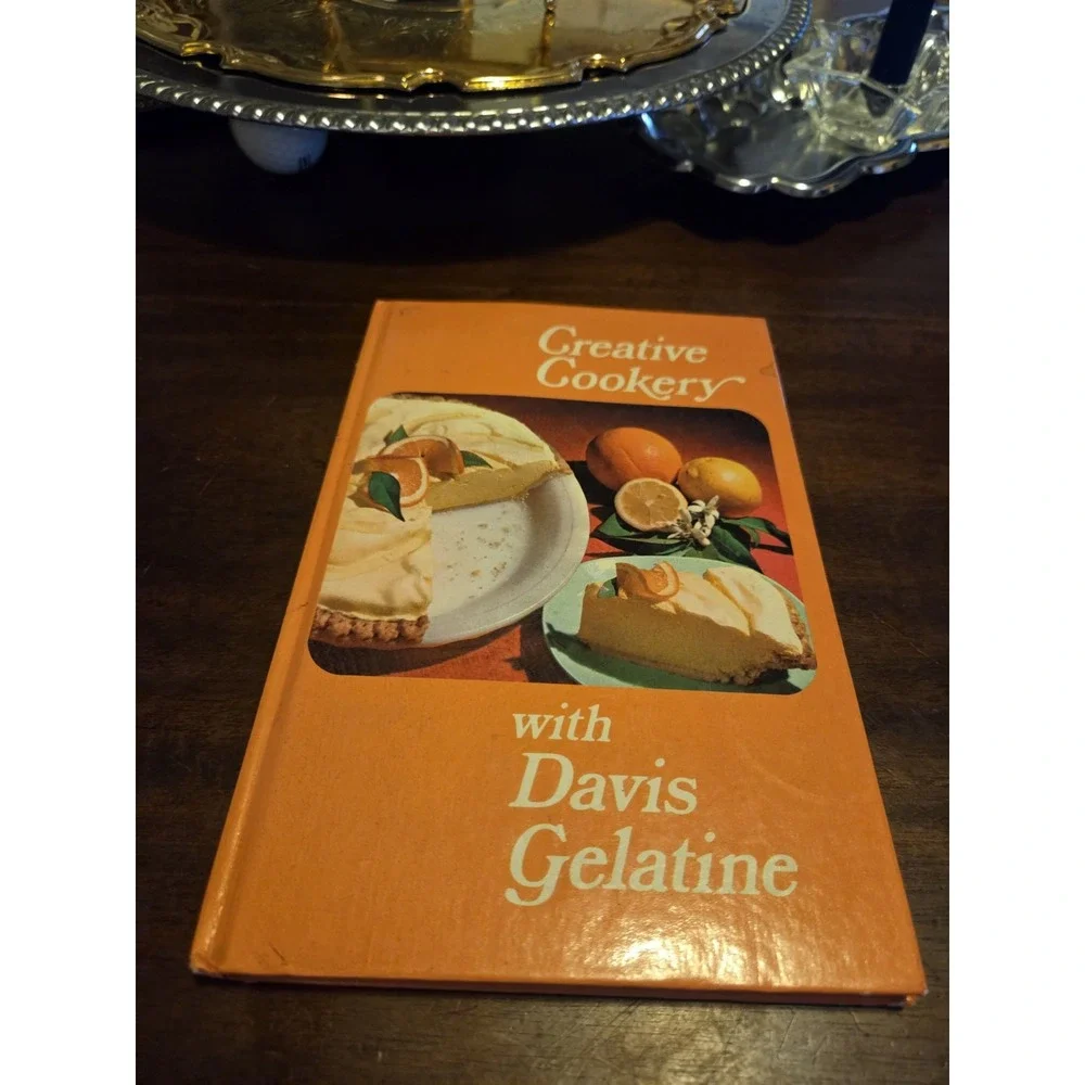 vintage hardback cookbook titled 
